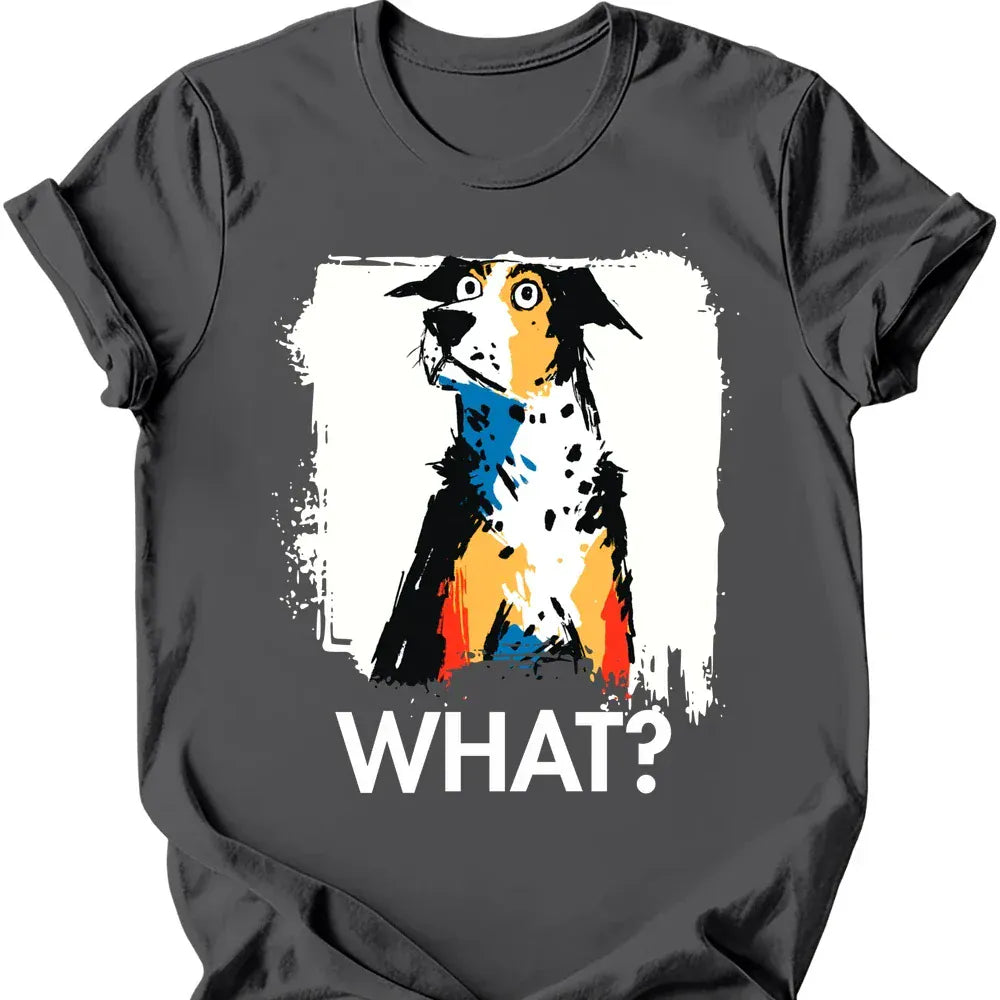 Catahoula Leopard Dog what tee charcoal