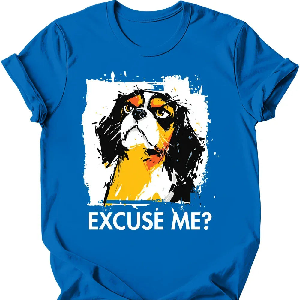 Cavalier King Charles Spaniel excuse me tee royal