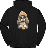 Cavalier King Charles Spaniel - Hipster Dog Hoodie