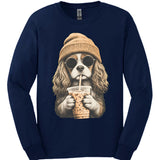 Cavalier King Charles Spaniel - Hipster Dog Long Sleeve