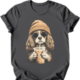 Cavalier King Charles Spaniel - Hipster Dog T-Shirt