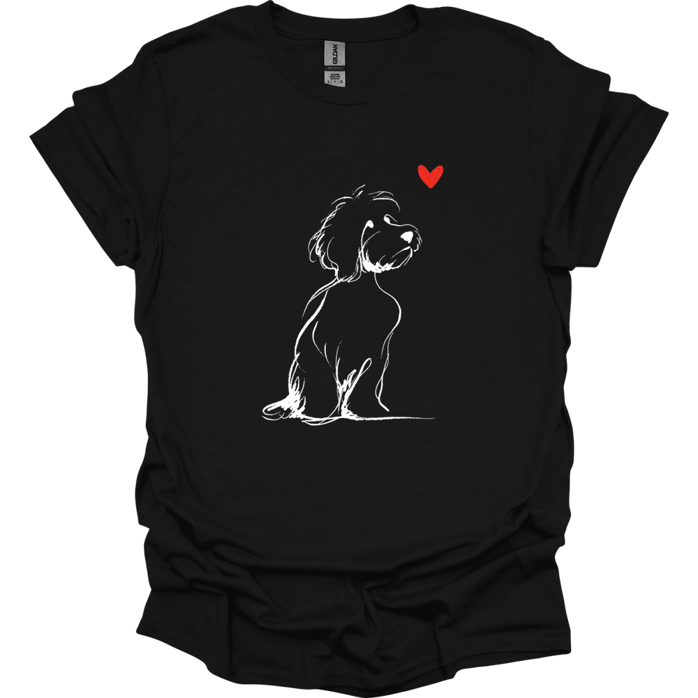 Cavapoo - Sketch Dog T-Shirt