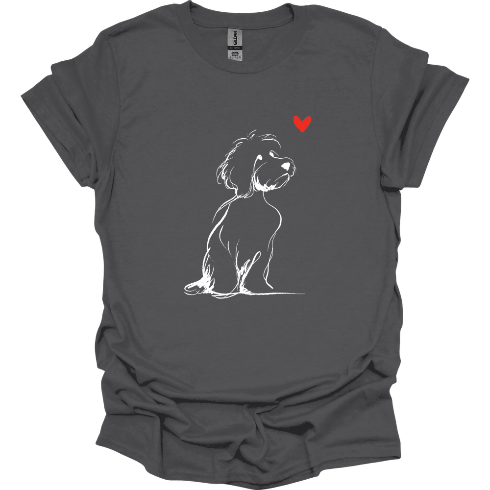 Cavapoo - Sketch Dog T-Shirt