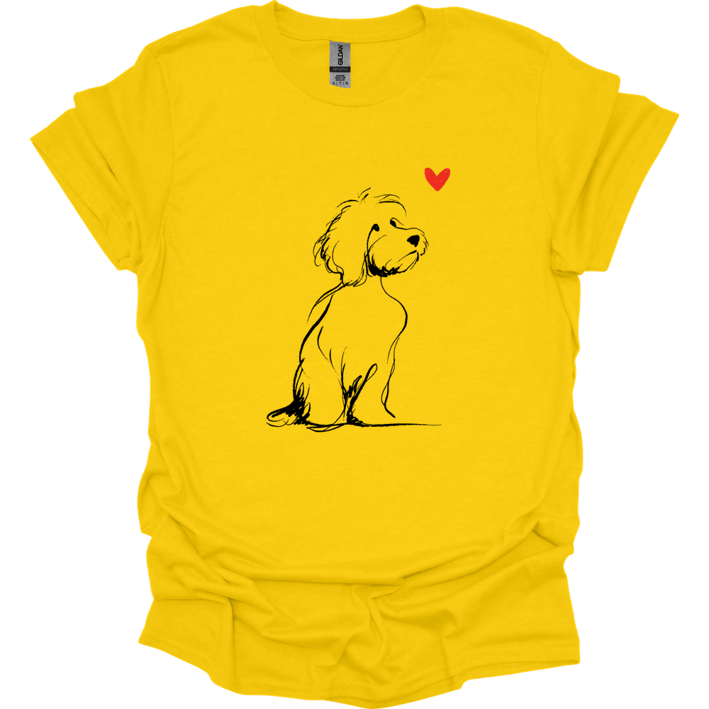 Cavapoo - Sketch Dog T-Shirt