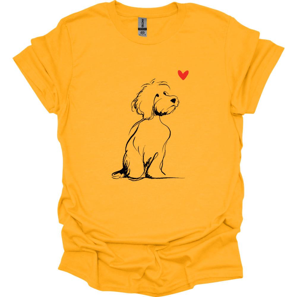Cavapoo - Sketch Dog T-Shirt