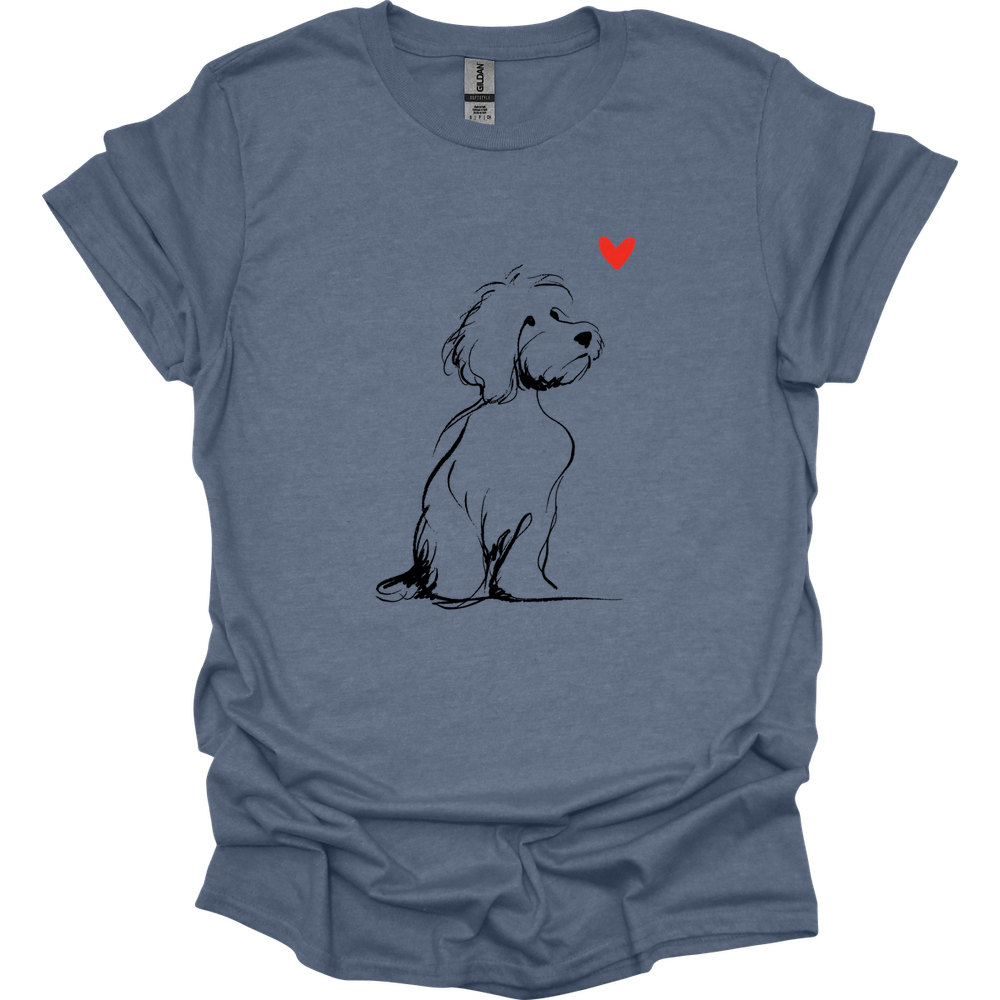 Cavapoo - Sketch Dog T-Shirt