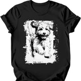 Cavapoo - Running Dog T-Shirt