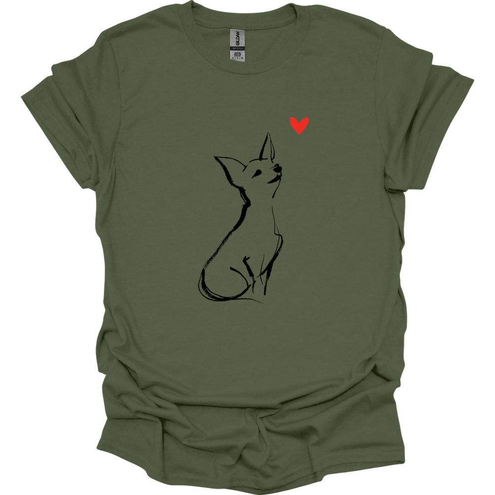 Chihuahua - Sketch Dog T-Shirt