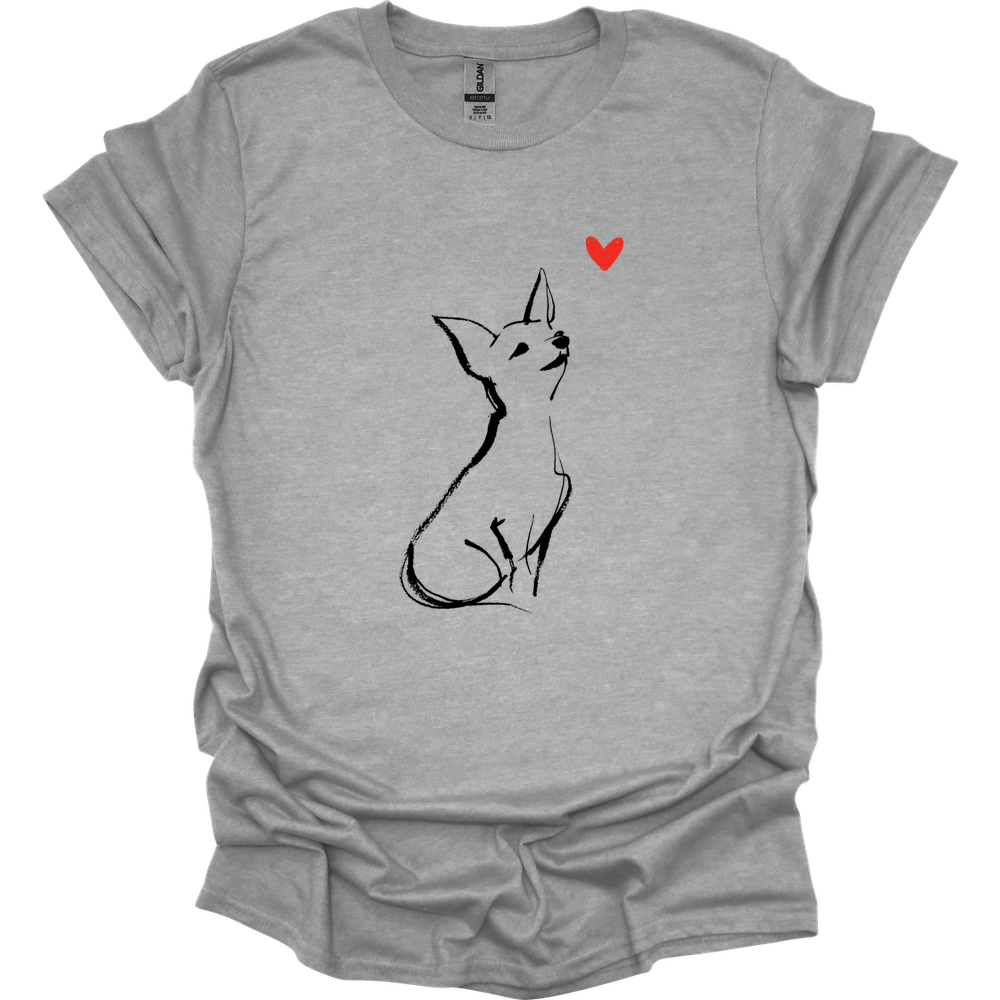 Chihuahua - Sketch Dog T-Shirt