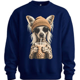 Chinese Crested - Hipster Dog Sweater