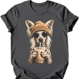 Chinese Crested - Hipster Dog T-Shirt