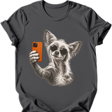Chinese Crested - Selfie Dog T-Shirt