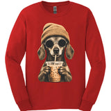 Chiweenie - Hipster Dog Long Sleeve