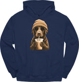 Chocolate Labrador - Hipster Dog Hoodie