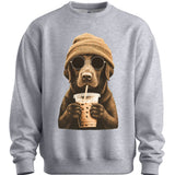 Chocolate Labrador - Hipster Dog Sweater