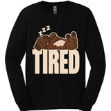 Chocolate Labrador - Tired Dog Long Sleeve