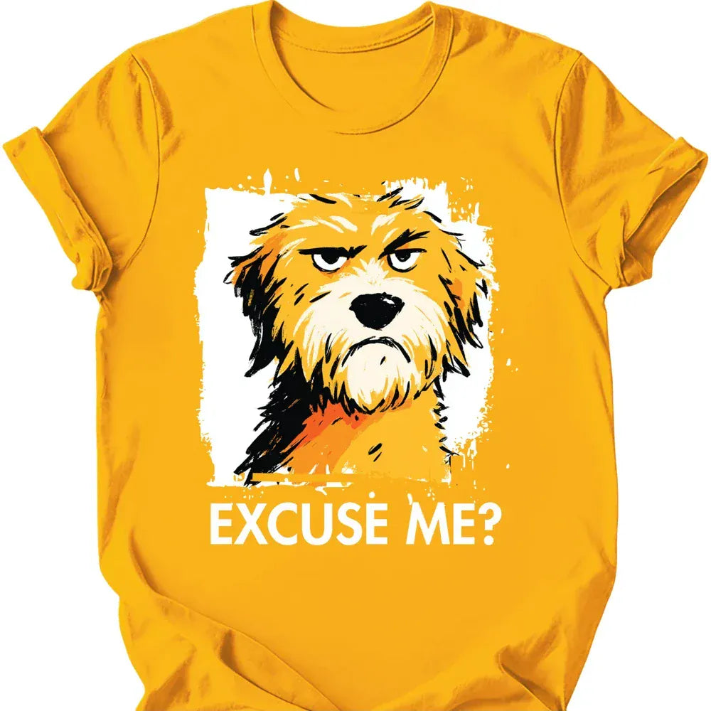 Cockapoo excuse me tee gold