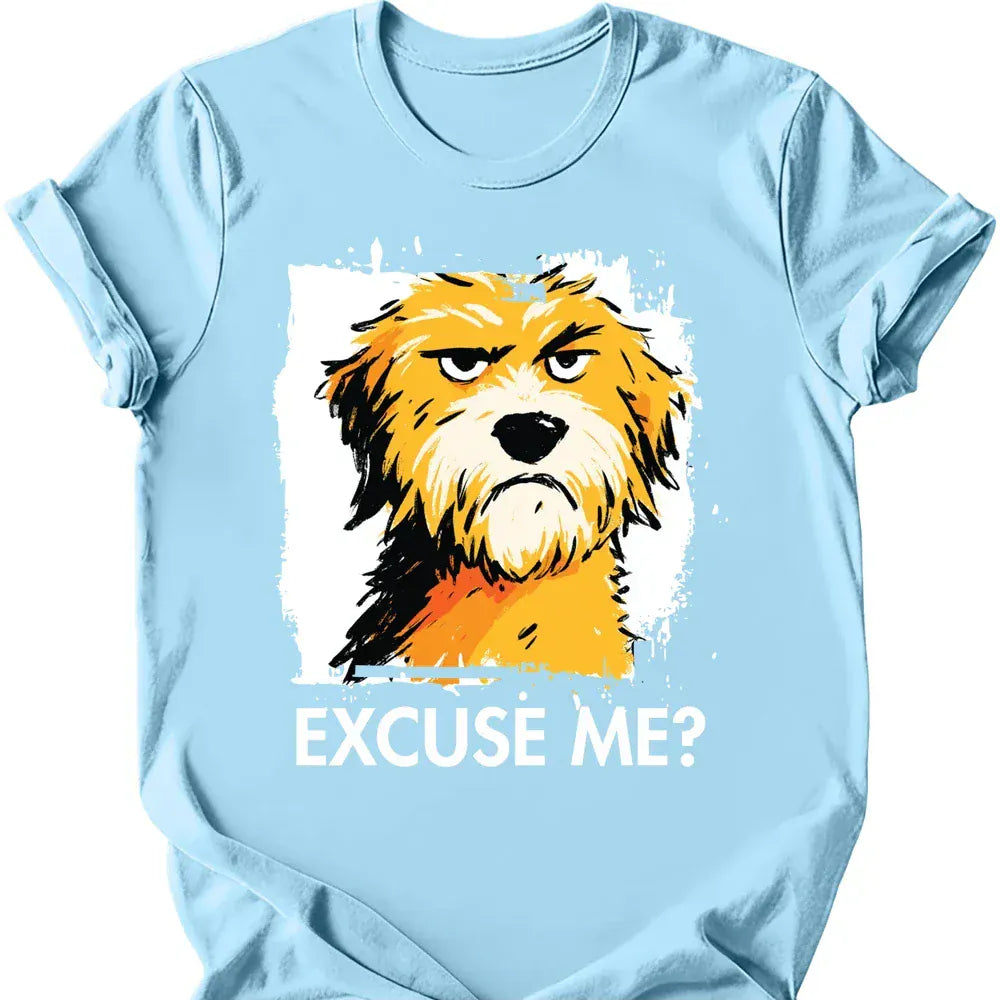 Cockapoo excuse me tee light blue