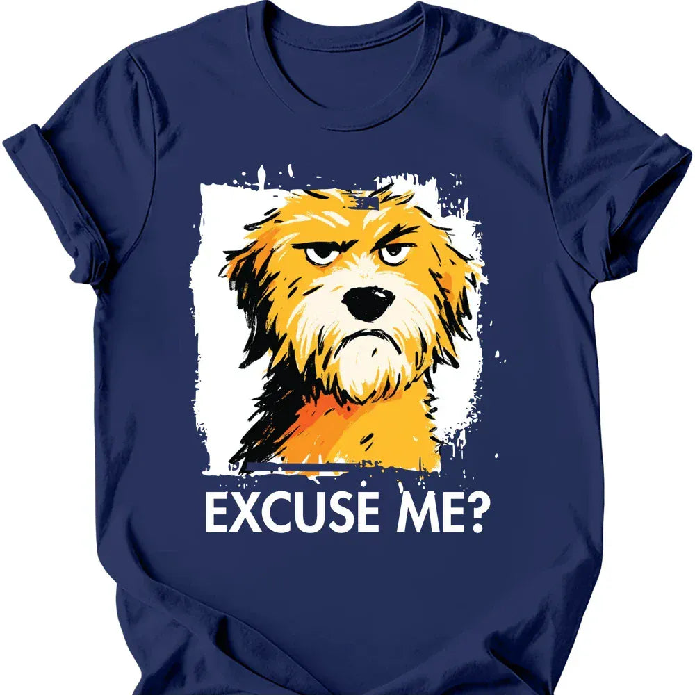 Cockapoo excuse me tee navy