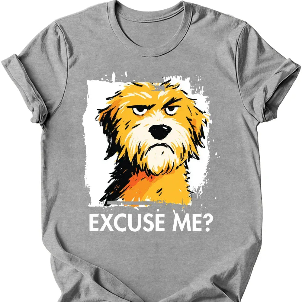Cockapoo excuse me tee sport grey
