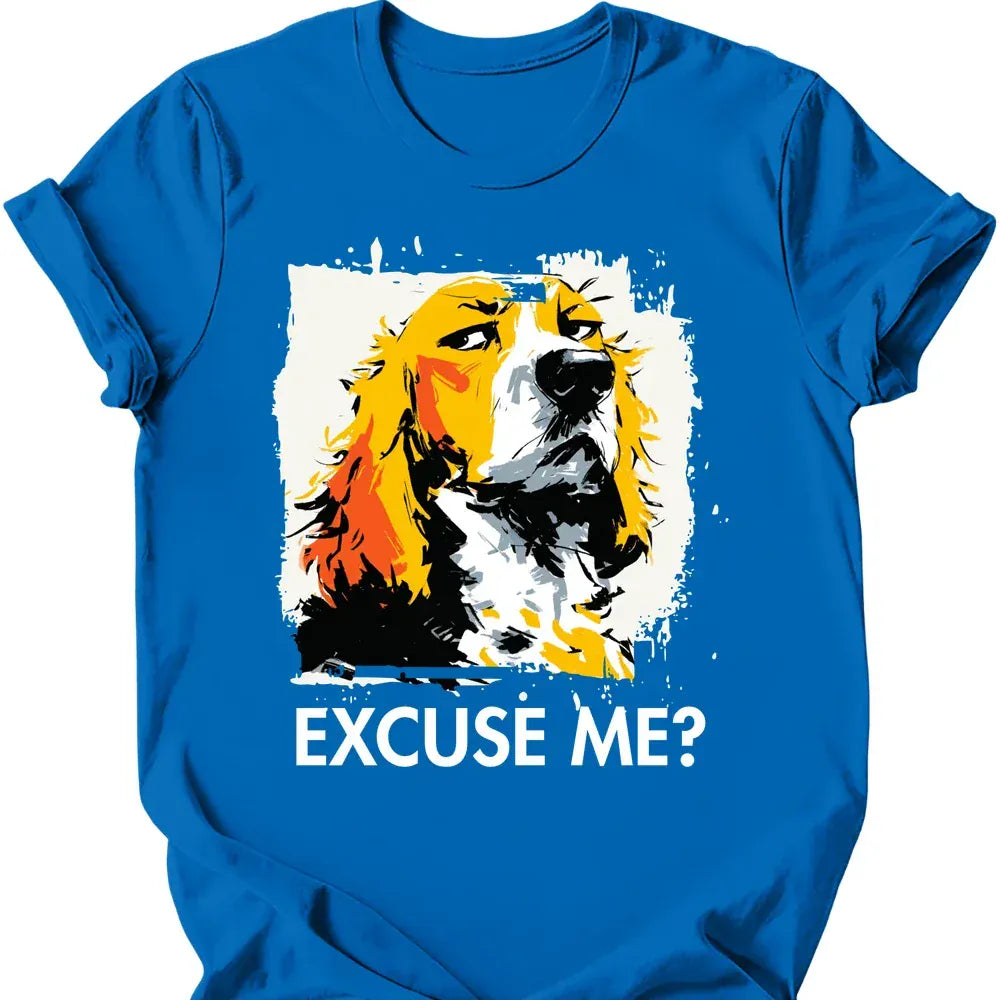 Cocker Spaniel excuse me tee royal