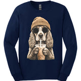Cocker Spaniel - Hipster Dog Long Sleeve