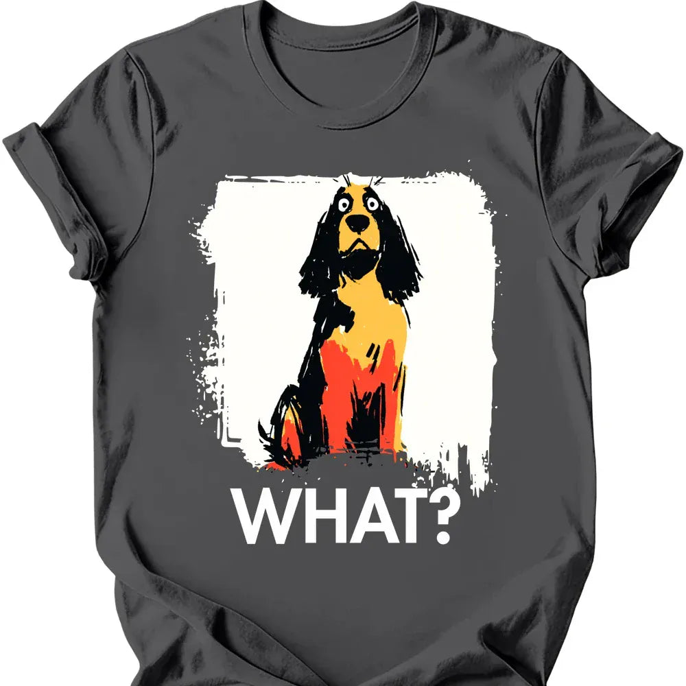Cocker Spaniel what tee charcoal