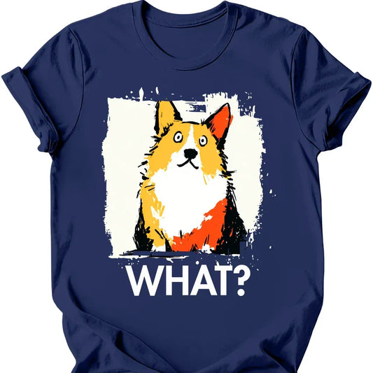 Corgi what tee navy