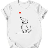 Dachshund - Sketch Dog T-Shirt