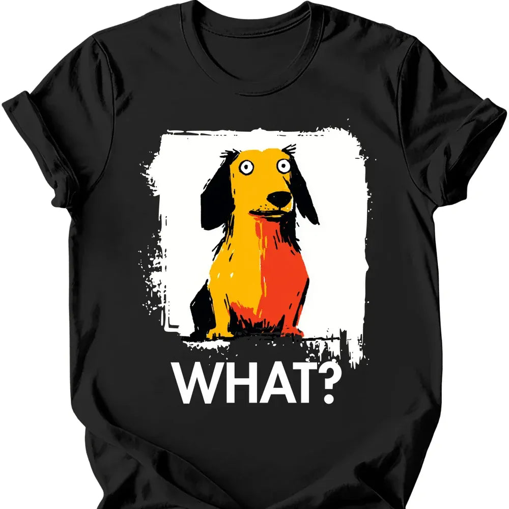 Dachshund what tee black