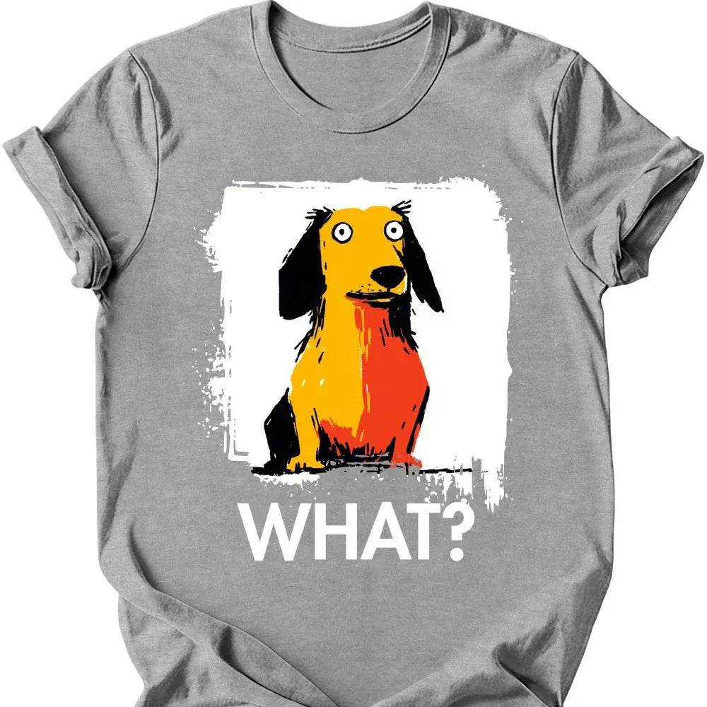 Dachshund what tee sport grey