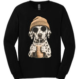 Dalmatian - Hipster Dog Long Sleeve