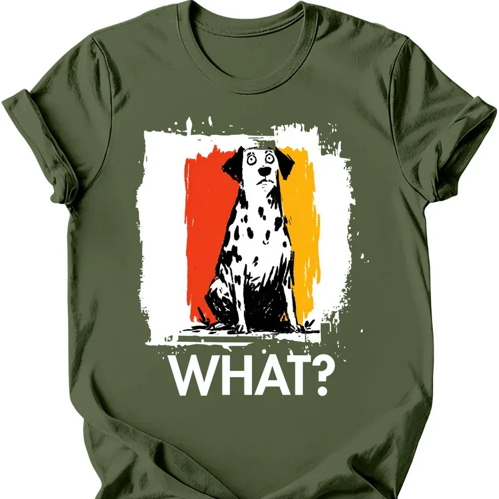 Dalmatian what tee military green
