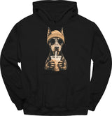 Doberman - Hipster Dog Hoodie