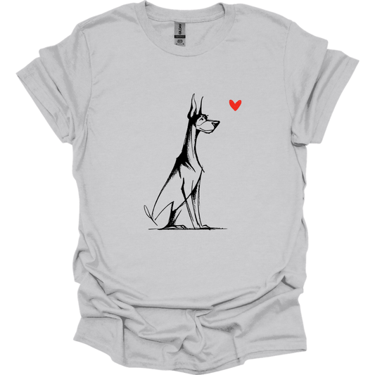 Doberman - Sketch Dog T-Shirt