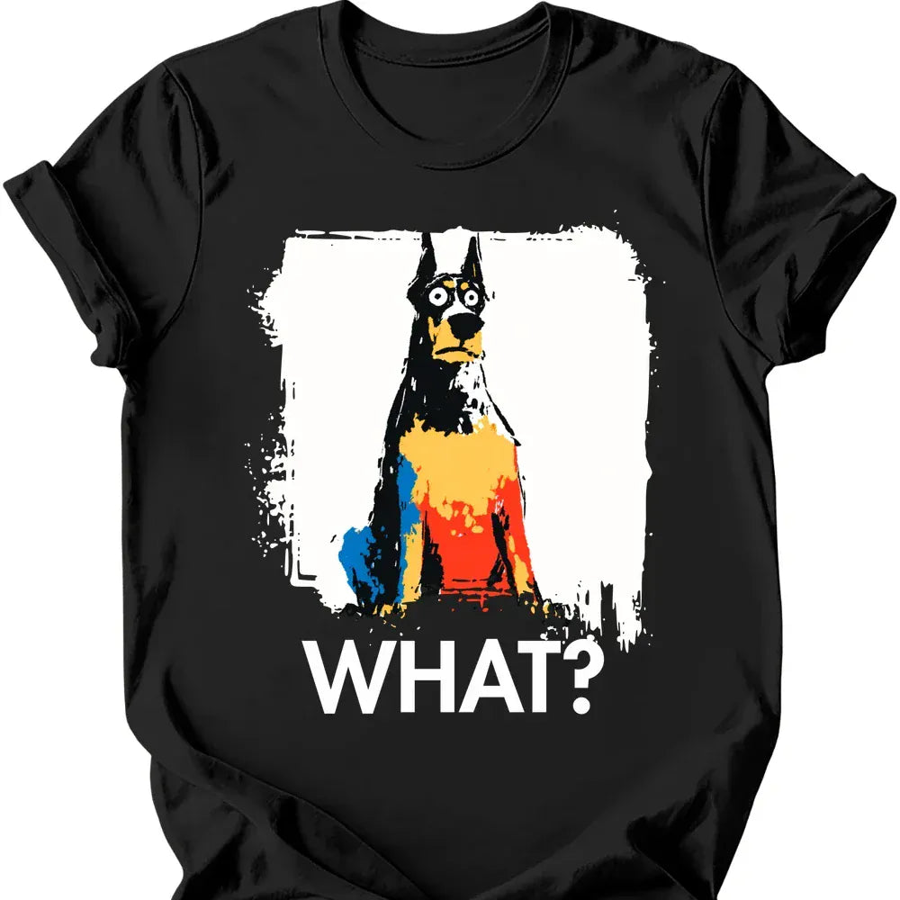 Doberman what tee black