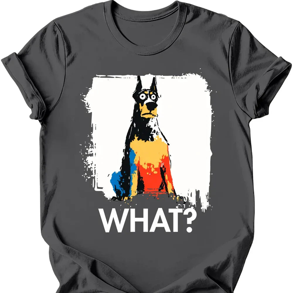 Doberman what tee charcoal