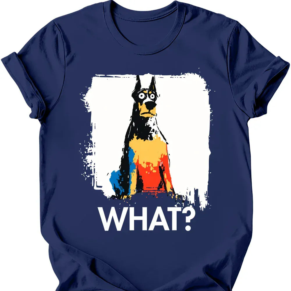 Doberman what tee navy
