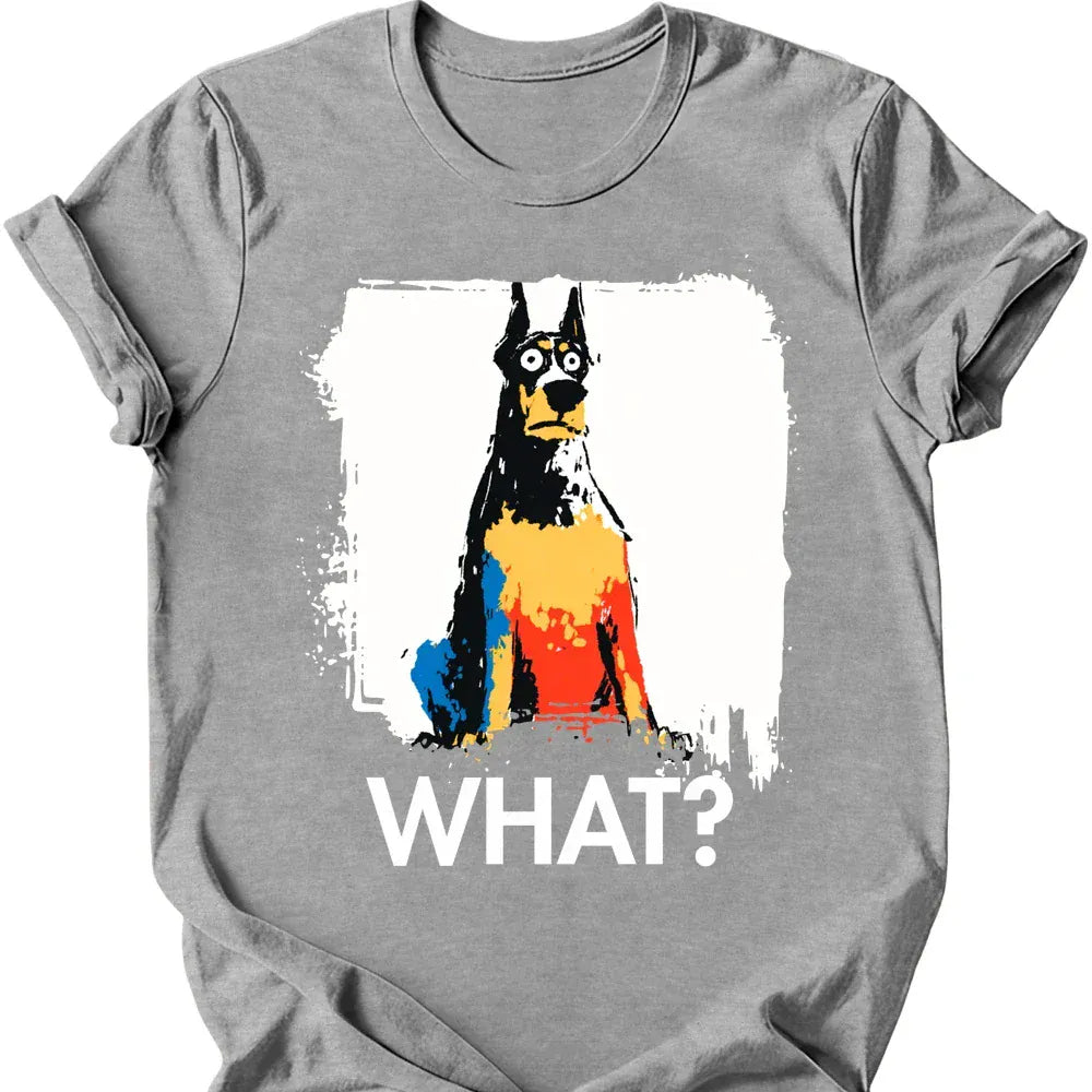 Doberman what tee sport grey