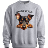 Doberman - Did Someone Say Treat Sweater
