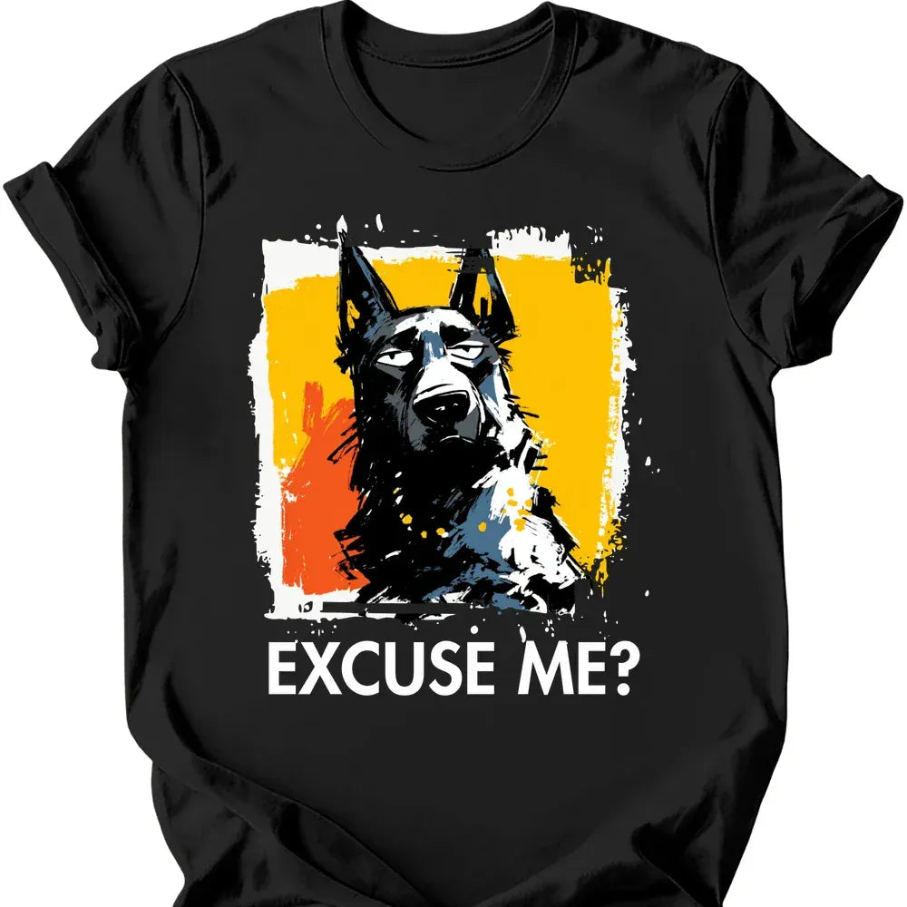 Dutch Shepherd excuse me tee black