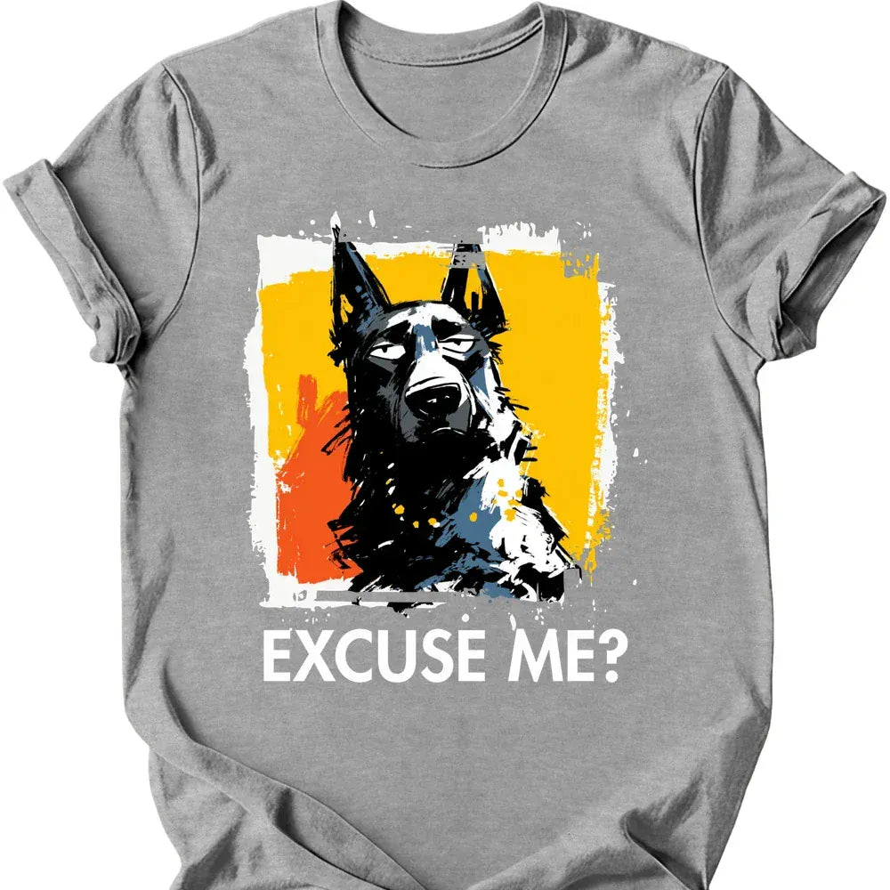 Dutch Shepherd excuse me tee sport grey