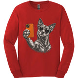 Dutch Shepherd - Selfie Dog Long Sleeve