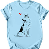 Dutch Shepherd - Sketch Dog T-Shirt