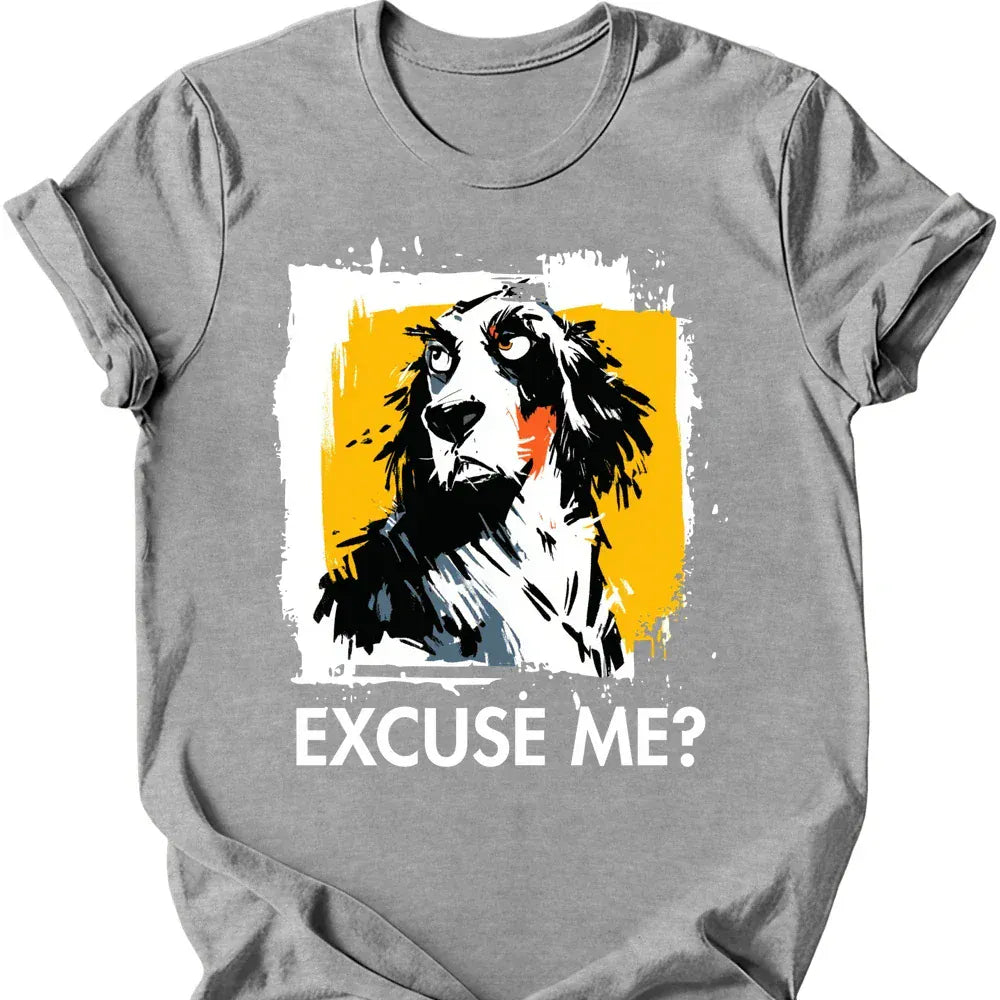 English Setter excuse me tee sport grey