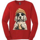 English Setter - Hipster Dog Long Sleeve