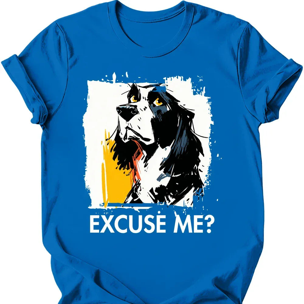 English Springer Spaniel excuse me tee royal