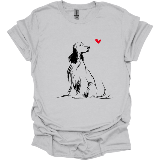 English Springer Spaniel - Sketch Dog T-Shirt