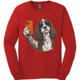 English Springer Spaniel - Selfie Dog Long Sleeve