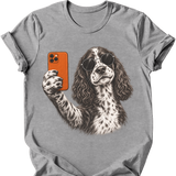 English Springer Spaniel - Selfie Dog T-Shirt